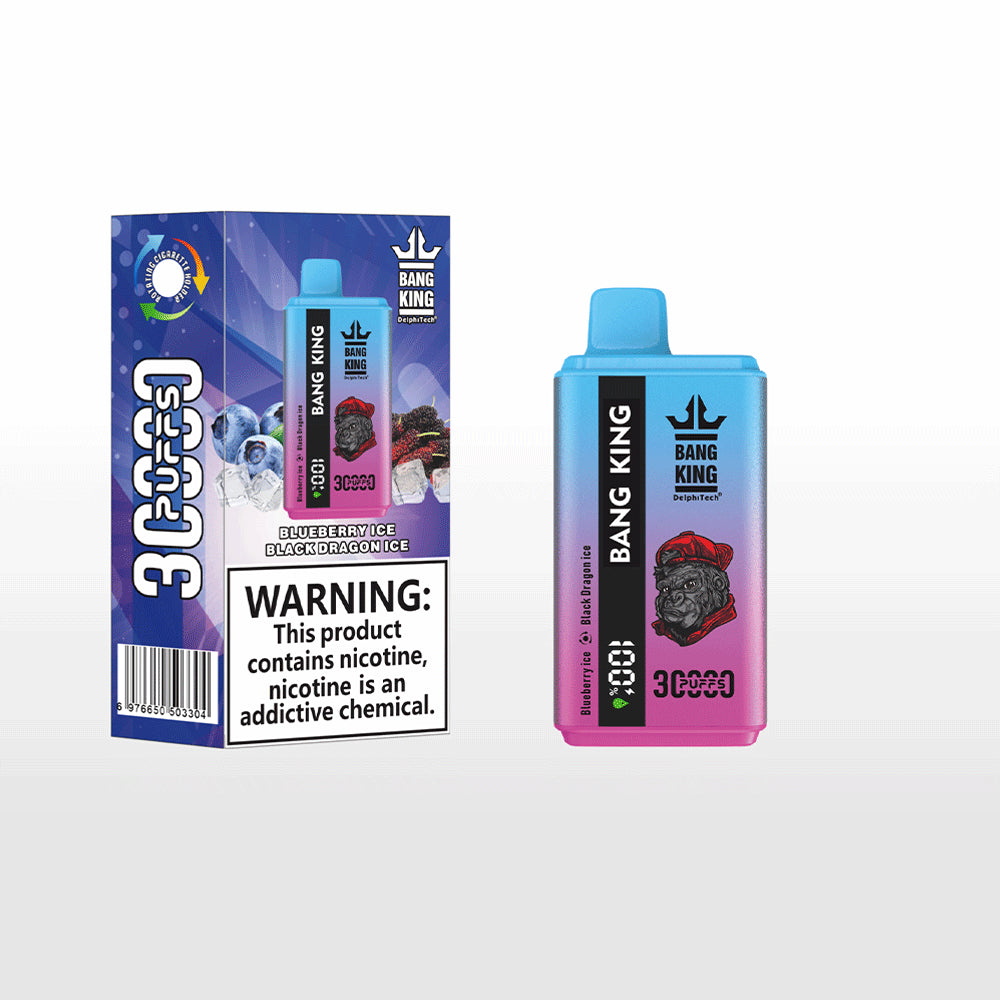 Bang 30000 30k Puffs 0% 2% 3% 5% Nicotine Double Taste LCD Display Disposable Vape