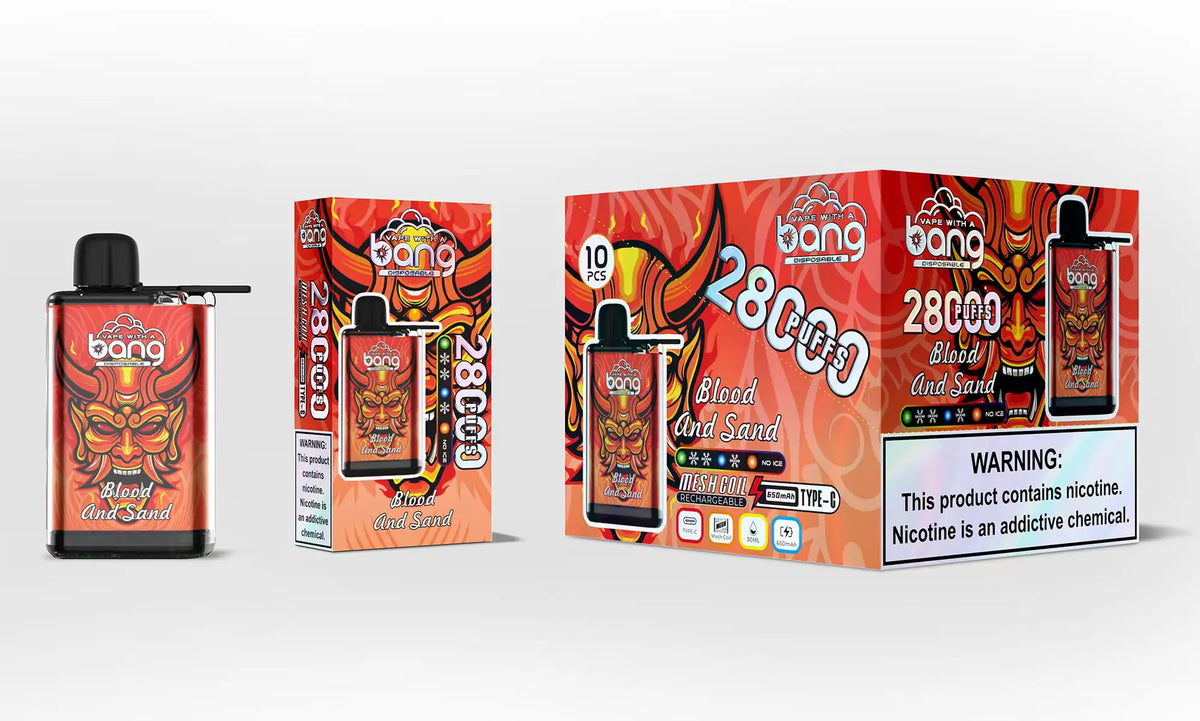 Bang 28000 28K Puffs Original Adjustable Ice level Disposable Vape Pen
