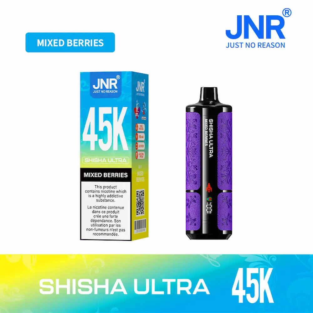 JNR SHISHA ULTRA 45000 45K Puffs Disposable Vape