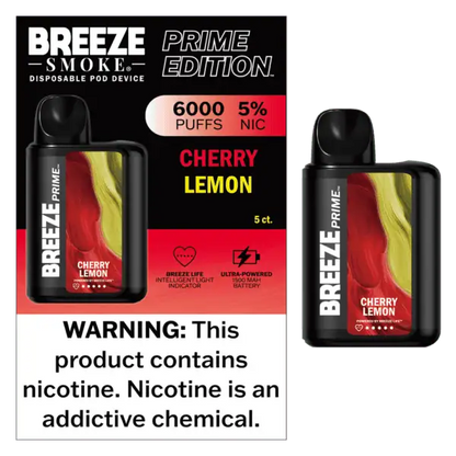 Breeze Smoke Prime Edition 6000 Puff Disposable Vape Device