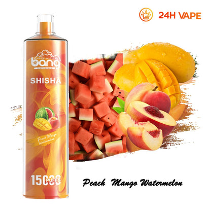 Bang SHISHA 15000 Puffs Direct To Lung Disposable Electronic Cigarette New Vape Pen