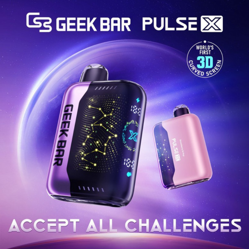 🔥 NEU! GEEK BAR Pulse X – 25,000 Puffs | 3D Display & Intense Flavor🍉🍓🍇