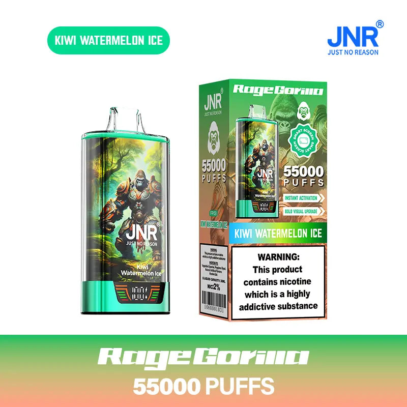 JNR Rage Gorilla 55K 55000 Puffs Smart Display Original Disposable Vape