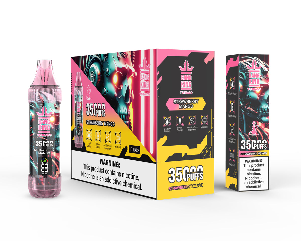 Bang King Tornado 35K Puffs Disposable Vape Pen 23ml 0-5% Nicotine