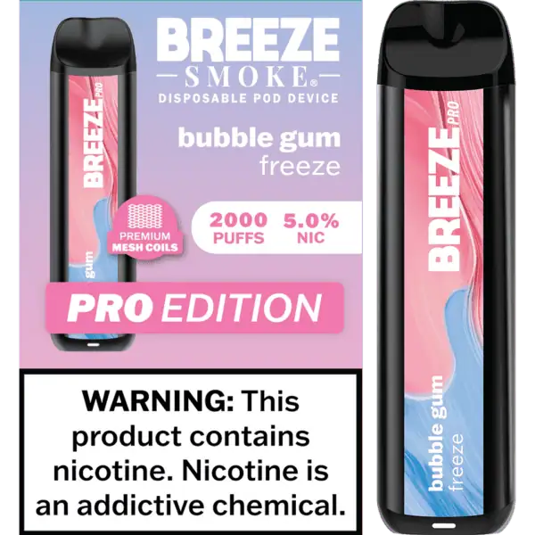 Breeze Smoke Pro Edition 2000 Puffs Disposable Vape Device
