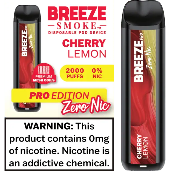 Breeze Smoke Pro Edition 2000 Puffs Disposable Vape Device