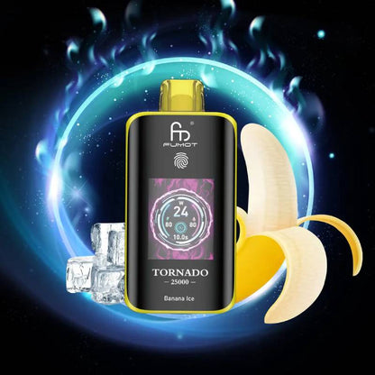 🧊 Fumot Tornado 25K – Disposable Vape with Dual-Mesh Coil & LED Display🍓🥭🍏