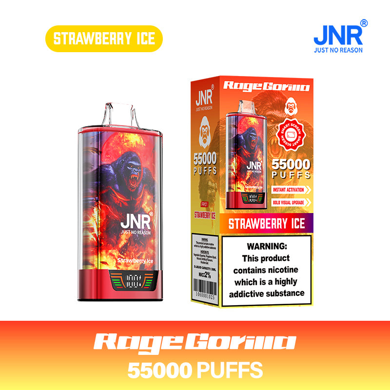 JNR Rage Gorilla 55K 55000 Puffs Smart Display Original Disposable Vape