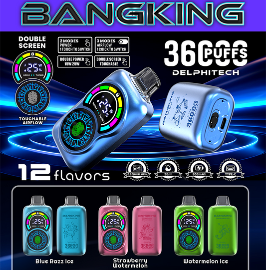 Bang King Constellation 36K Puffs Double Power Disposable Vape 36ml 0-5% Nicotine