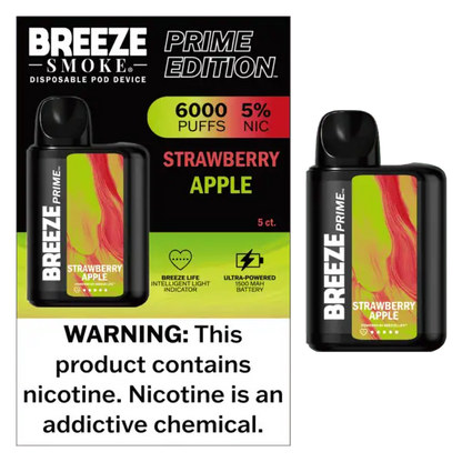 Breeze Smoke Prime Edition 6000 Puff Disposable Vape Device