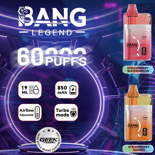 Bang Legend GB 60K Disposable Vape – Adjustable Airflow