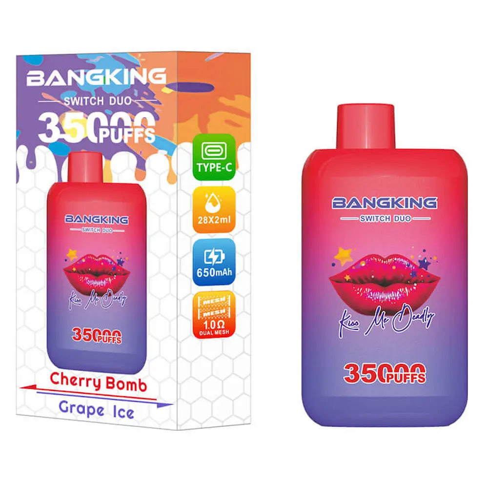 Bang King Switch Dou 35000 35K Puffs Dual Flavor Vape