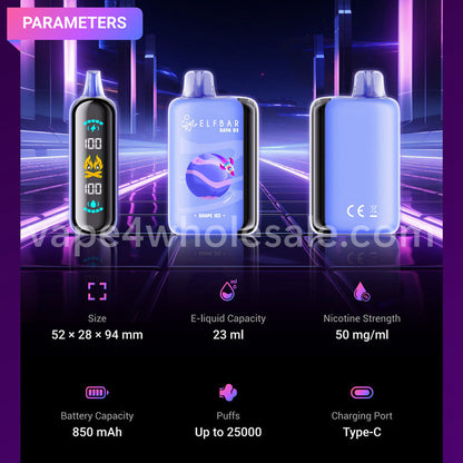 Elf Bar Raya D3 25000 Puffs Disposable Vape