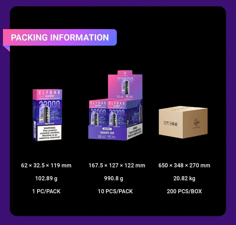 Elf Bar GH23000 Disposable Vape
