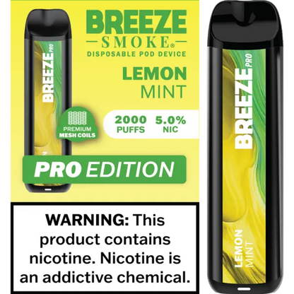 Breeze Smoke Pro Edition 2000 Puffs Disposable Vape Device