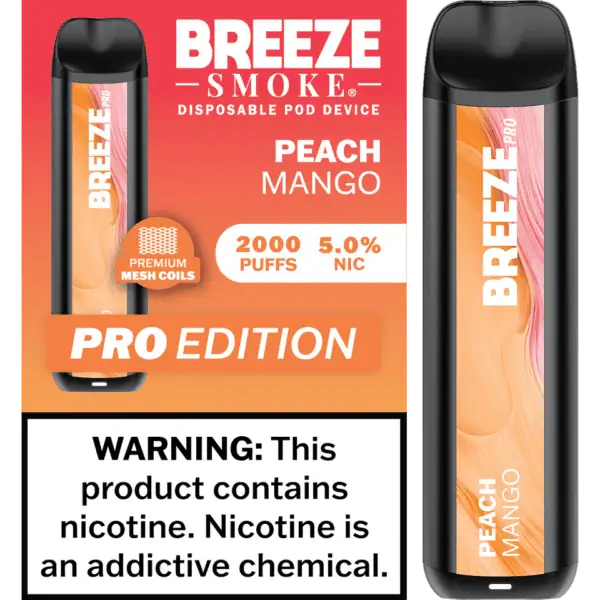 Breeze Smoke Pro Edition 2000 Puffs Disposable Vape Device