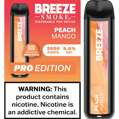 Breeze Smoke Pro Edition 2000 Puffs Disposable Vape Device