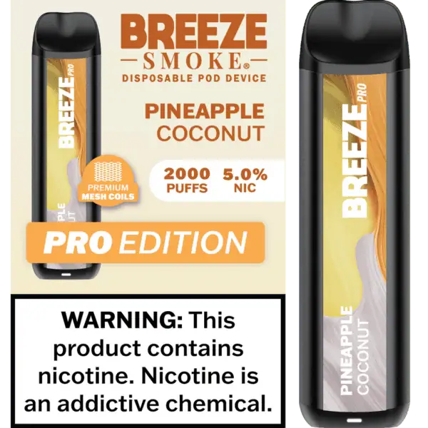 Breeze Smoke Pro Edition 2000 Puffs Disposable Vape Device