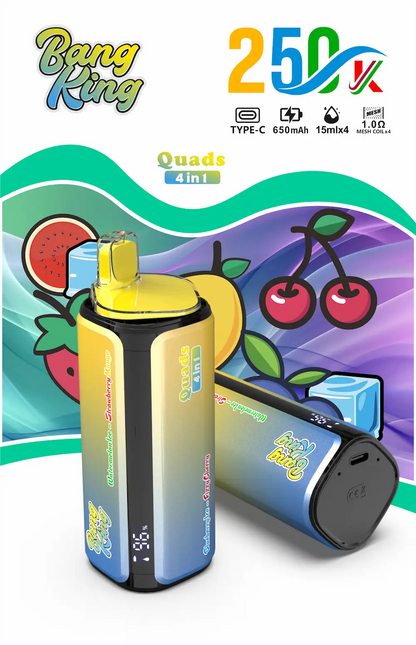 Bang King 250000 (250K) Puffs 4 in 1 Disposable Vape