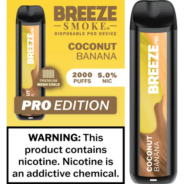 Breeze Smoke Pro Edition 2000 Puffs Disposable Vape Device