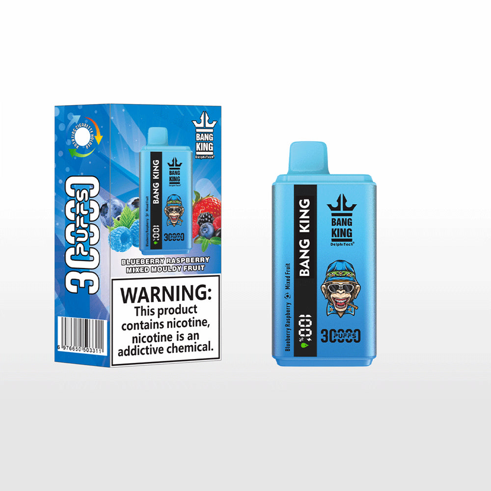 Bang 30000 30k Puffs 0% 2% 3% 5% Nicotine Double Taste  LCD Display Disposable Vape