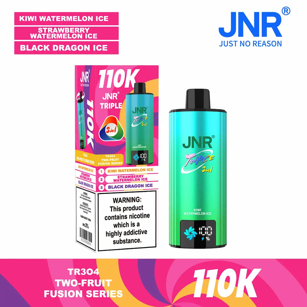 JNR TRIPLE 3-in-1 110000 110K Puffs Disposable Vape