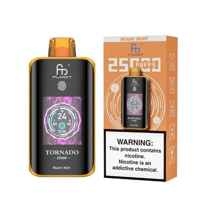 🧊 Fumot Tornado 25K – Disposable Vape with Dual-Mesh Coil & LED Display🍓🥭🍏
