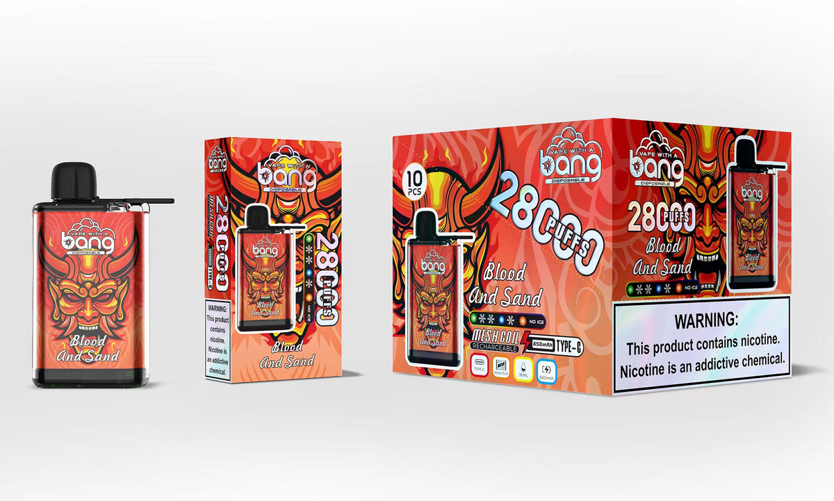 Bang 28000 28K Puffs Original Adjustable Ice level Disposable Vape Pen