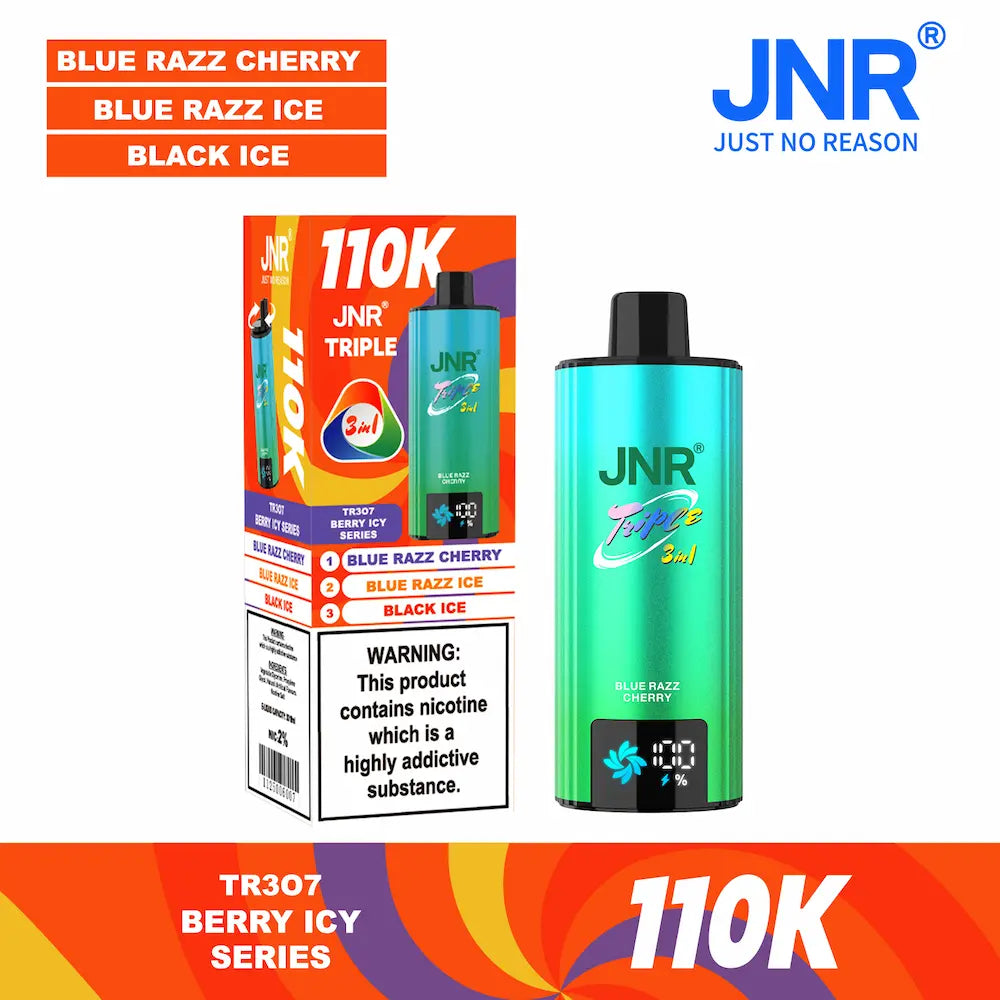 JNR TRIPLE 3-in-1 110000 110K Puffs Disposable Vape