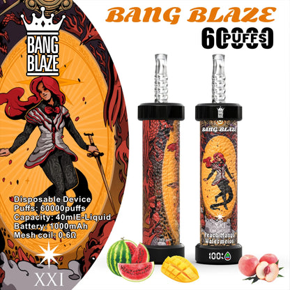 Bang Blaze 60k 60000 Puffs Latest Original LCD Display Disposable Vape Pen