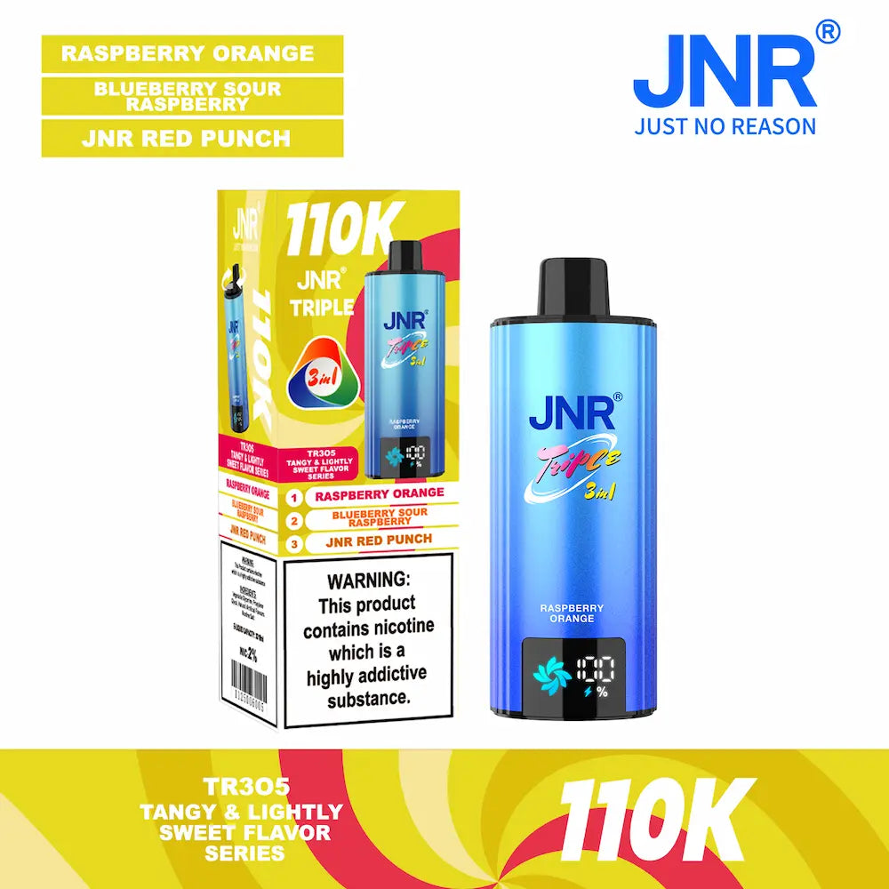 JNR TRIPLE 3-in-1 110000 110K Puffs Disposable Vape