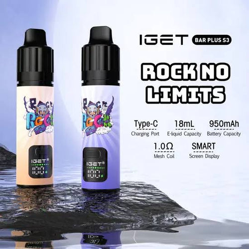 newest IGET Bar Plus S3 10000 Puffs Kit