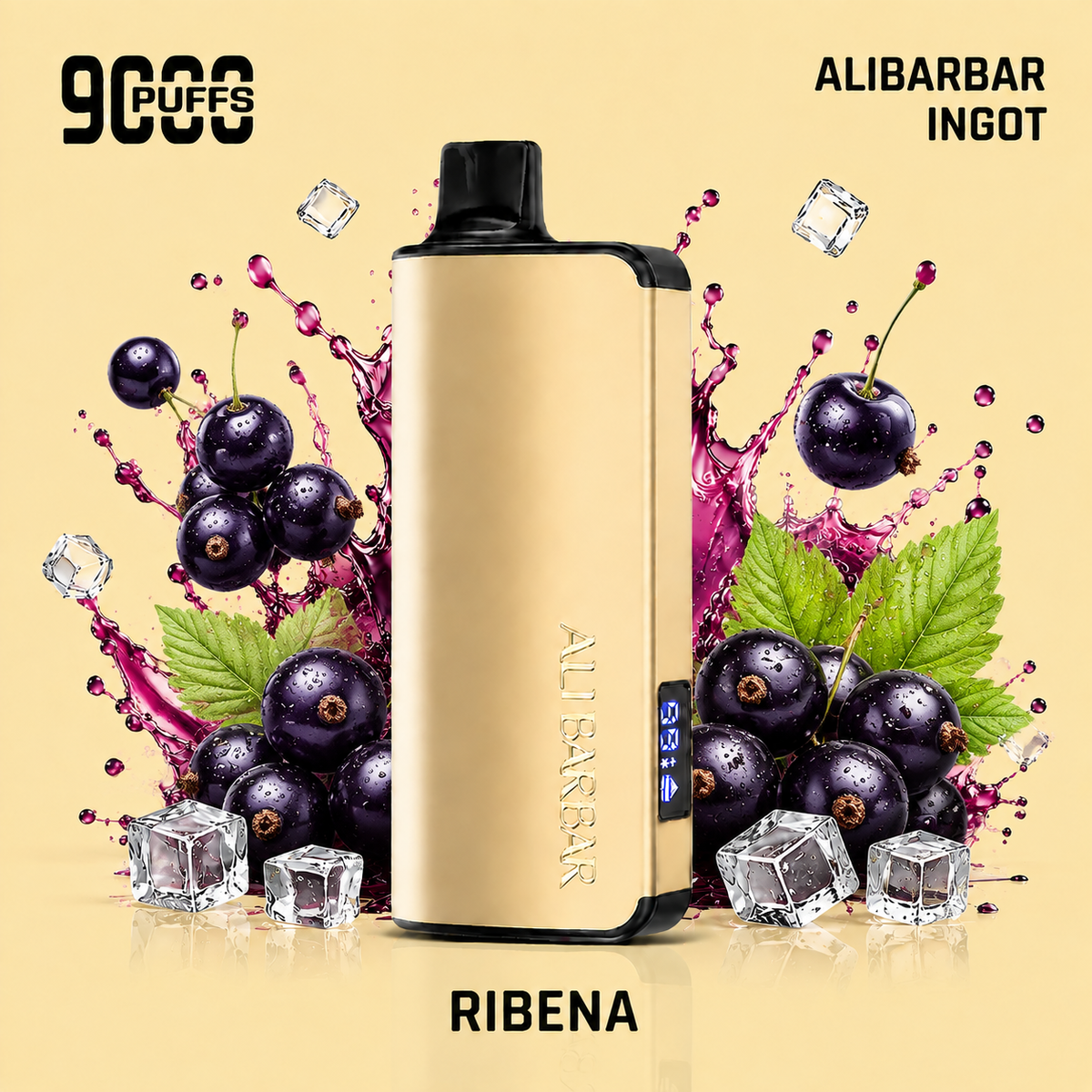 ALIBARBAR INGOT 9000-STRAWBERRY WATERMELON