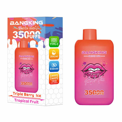 Bang King Switch Dou 35000 35K Puffs Dual Flavor Vape