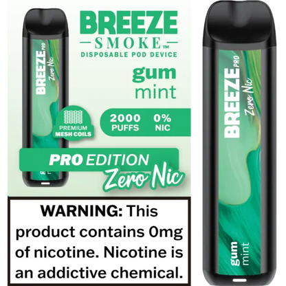 Breeze Smoke Pro Edition 2000 Puffs Disposable Vape Device