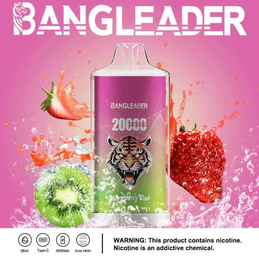 Bang Leader 20000 Puffs Disposable Vape 28ml 0-5% Nicotine LED Digital Display