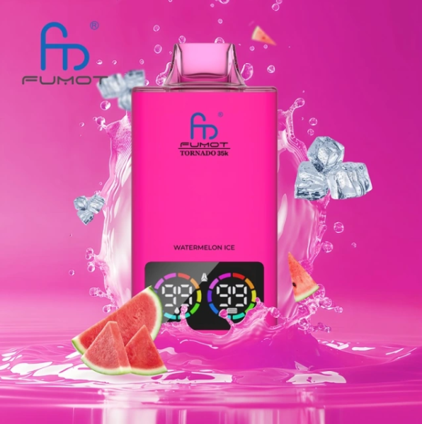 🍉🍓❄️Fumot Tornado 35K – 35,000 Puffs Disposable Vape | Maximum Enjoyment