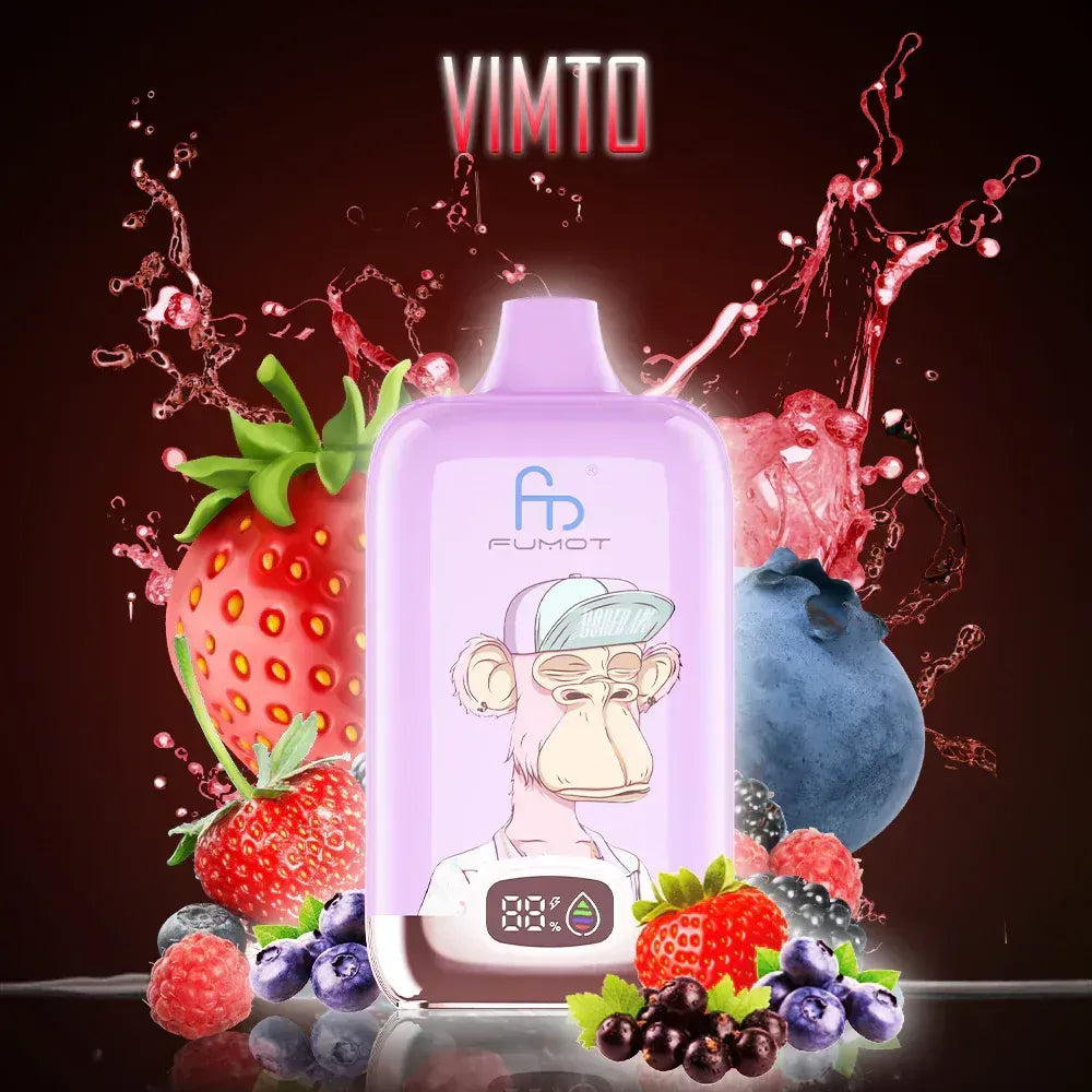 ⭐ Fumot Tornado Digital Box 12K – Disposable Vape with 50+ Flavors 🍇🍉🍋