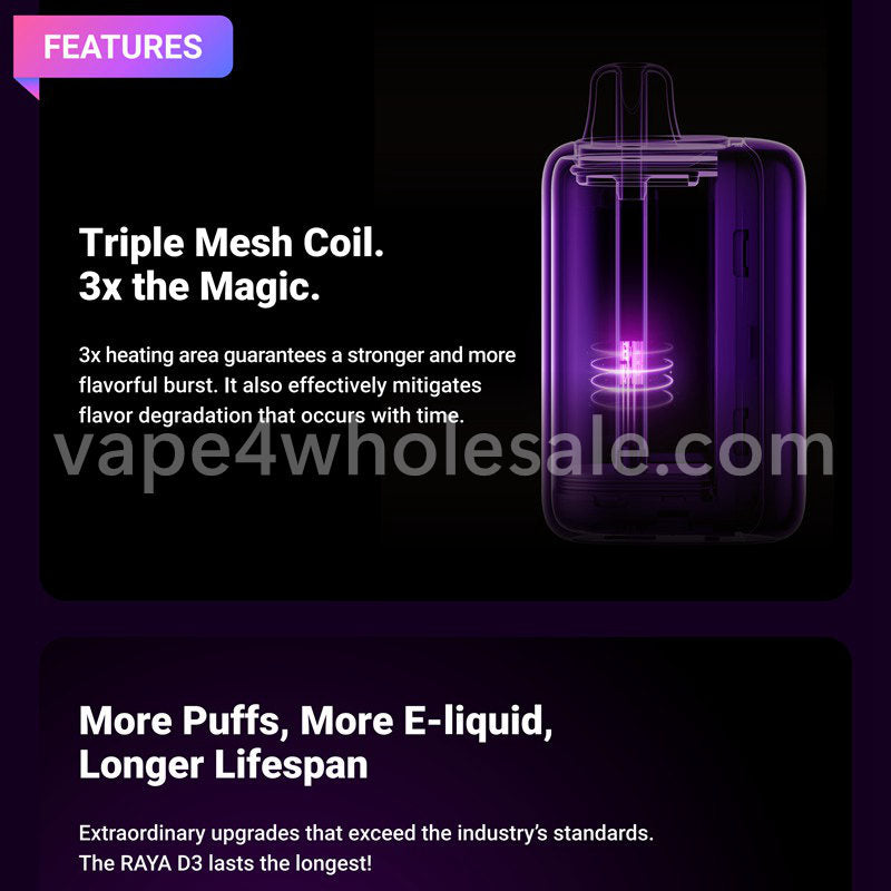 Elf Bar Raya D3 25000 Puffs Disposable Vape