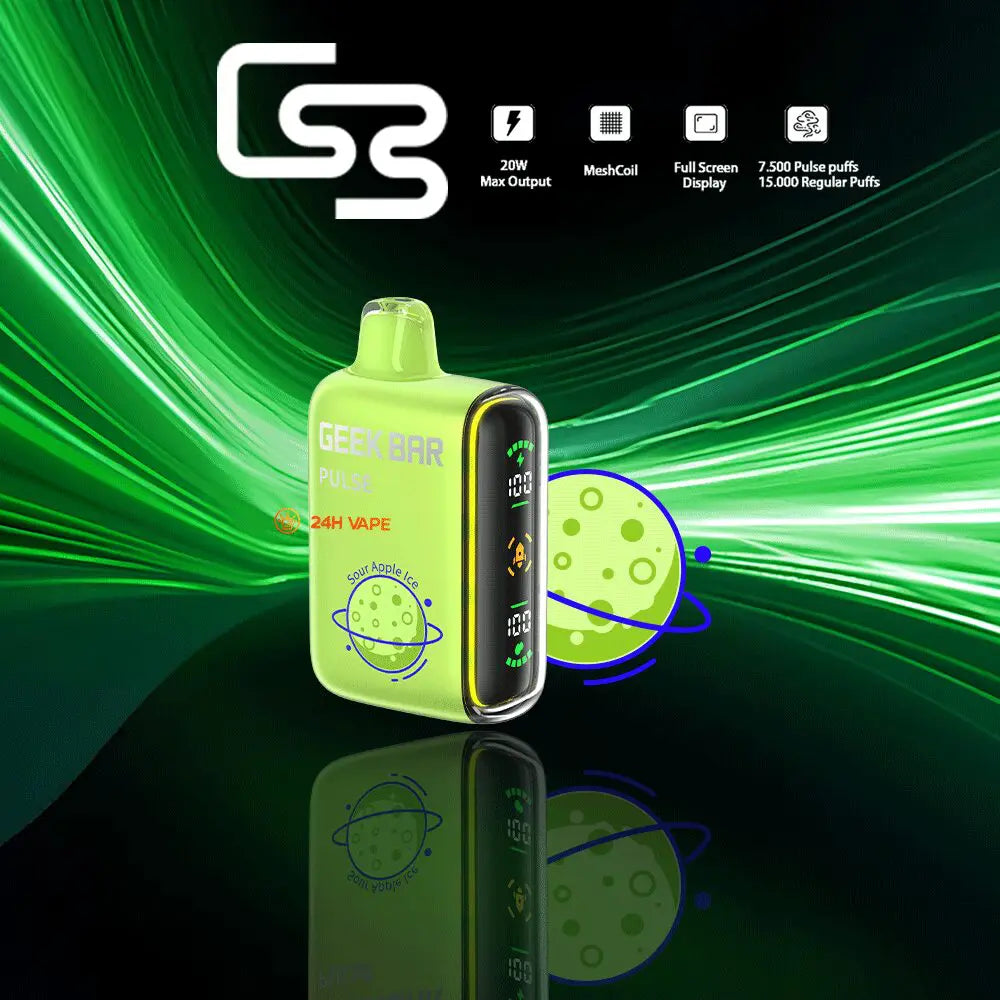 GEEK BAR PULSE 15000 Puffs Dual Mesh Disposable Vape Electronic Cigarette Pod
