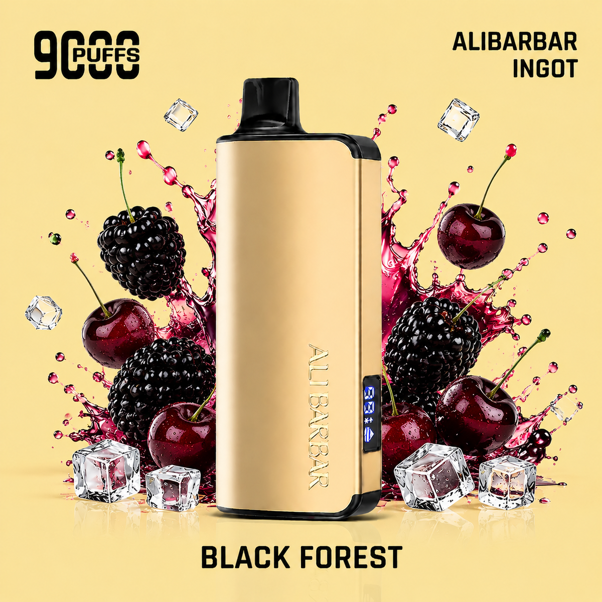 ALIBARBAR INGOT 9000-STRAWBERRY WATERMELON