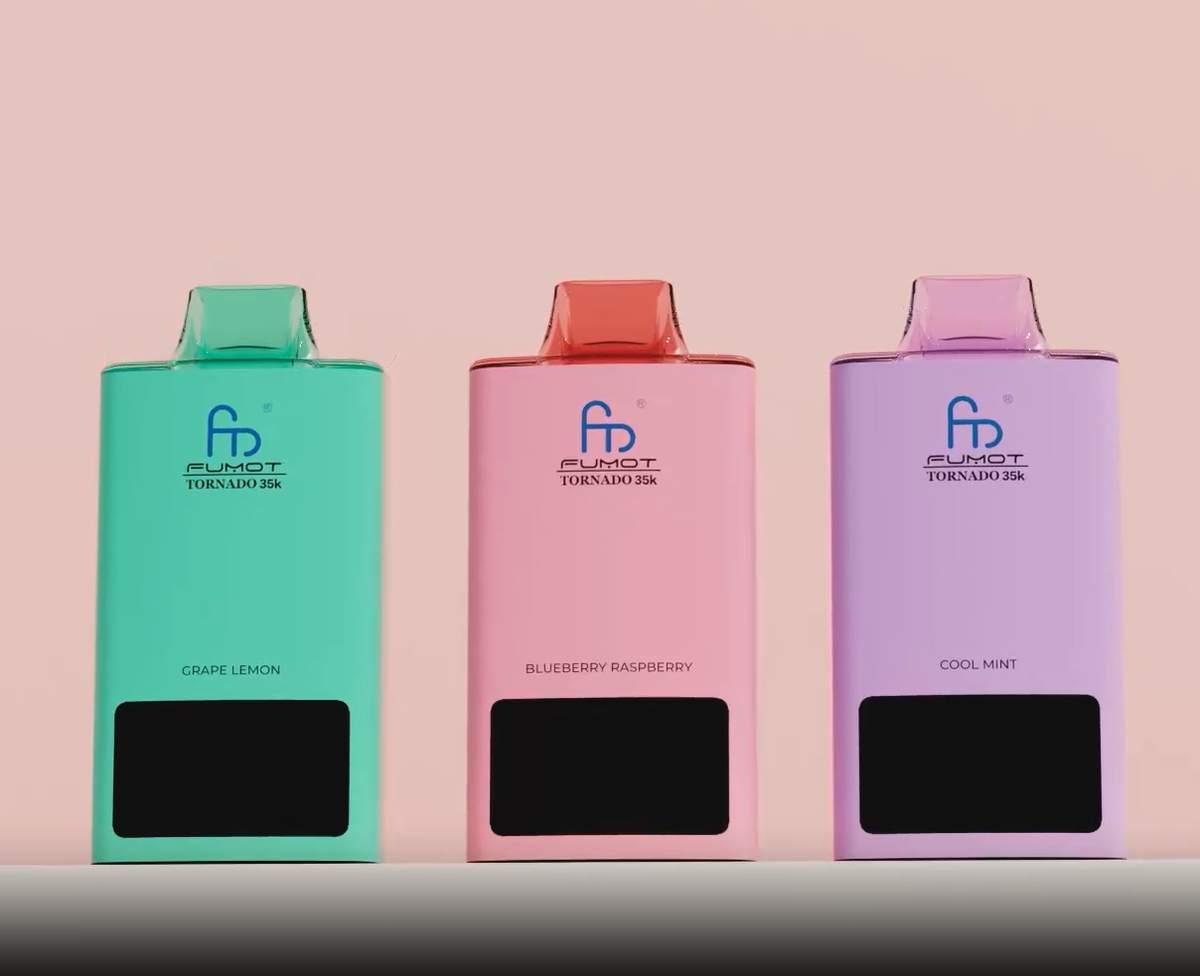 🍉🍓❄️Fumot Tornado 35K – 35,000 Puffs Disposable Vape | Maximum Enjoyment