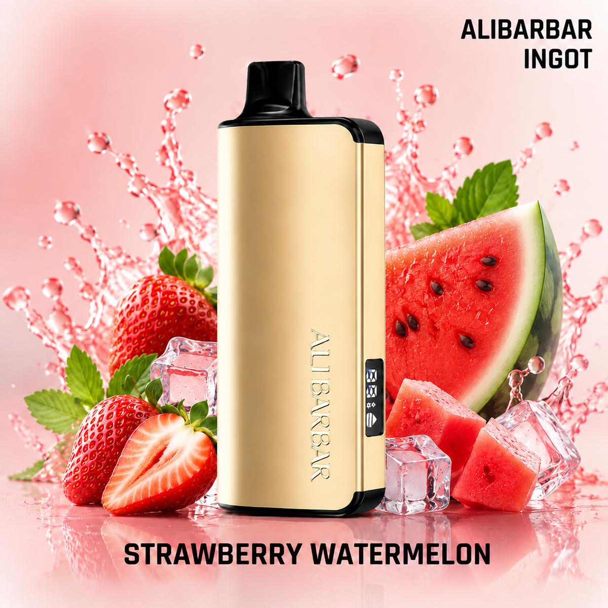 ALIBARBAR INGOT 9000-STRAWBERRY WATERMELON