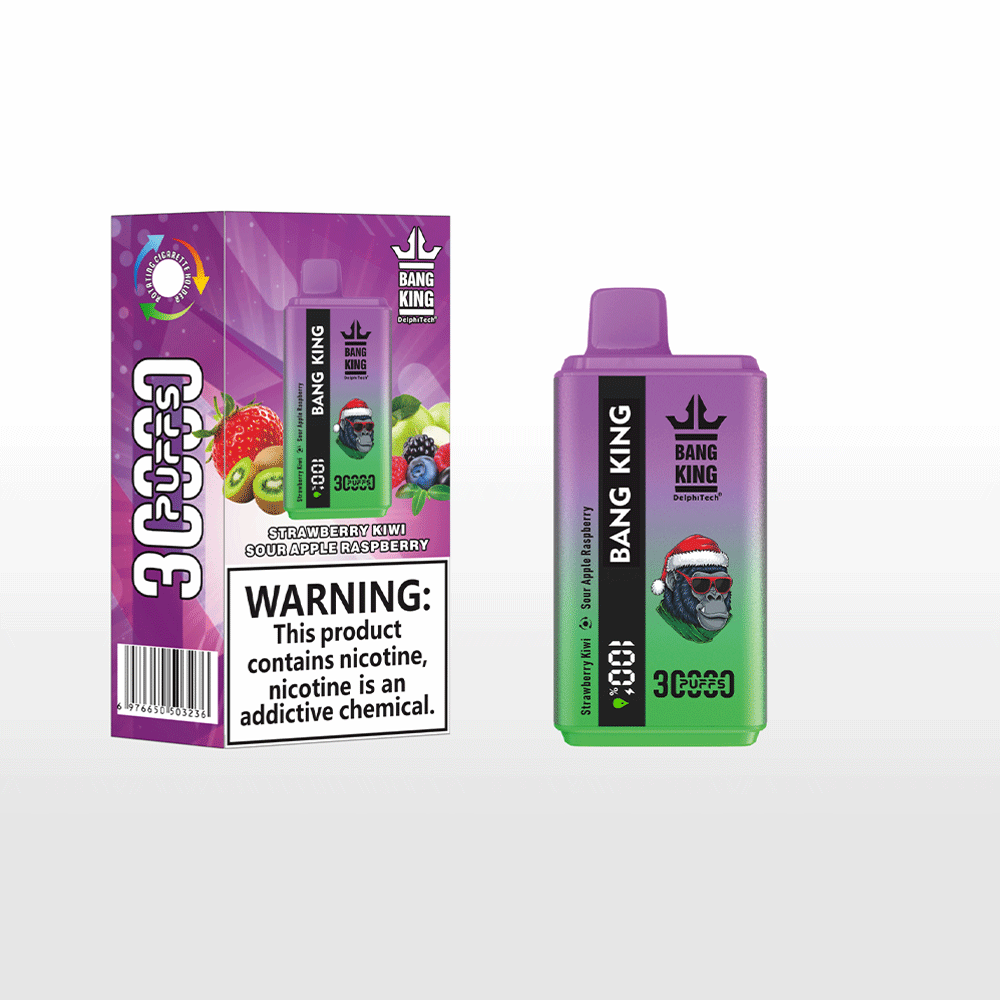 Bang 30000 30k Puffs 0% 2% 3% 5% Nicotine Double Taste  LCD Display Disposable Vape