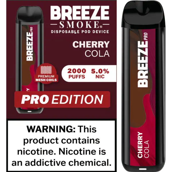 Breeze Smoke Pro Edition 2000 Puffs Disposable Vape Device
