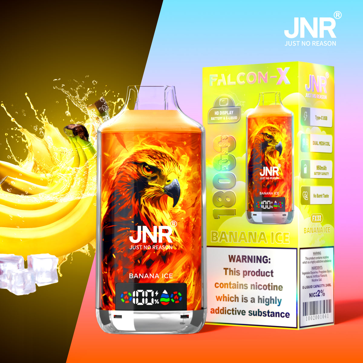 JNR Falcon X 18000 Puffs Disposable Vape