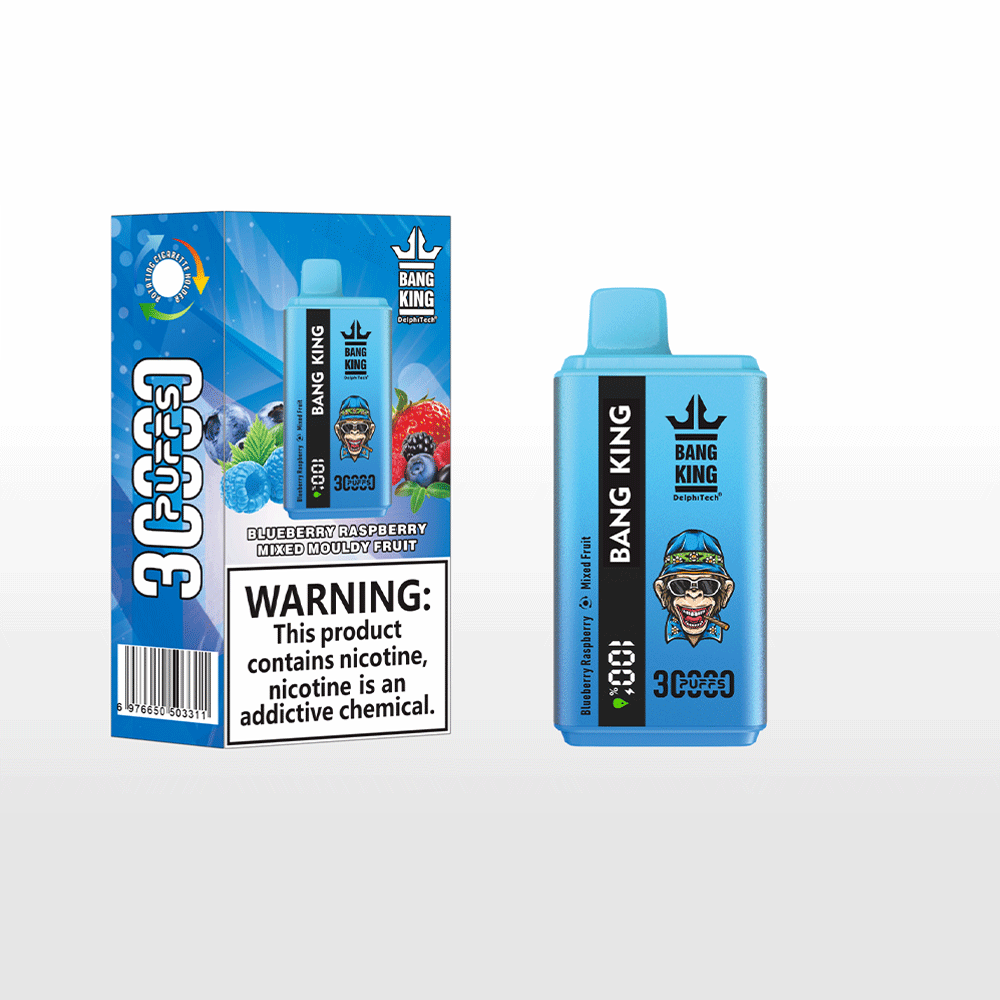 Bang 30000 30k Puffs 0% 2% 3% 5% Nicotine Double Taste  LCD Display Disposable Vape