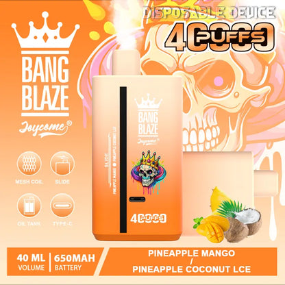 Bang Blaze 40000 40K Puffs 2% 3% 5% Nicotine Double Taste Disposable Vape