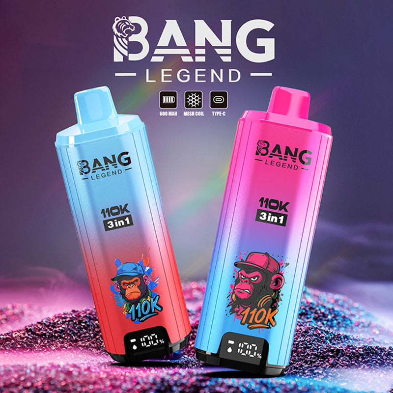 Bang Legend 110000 Puffs 110k Triple Flavors 3 in 1 Disposable Vape