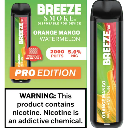 Breeze Smoke Pro Edition 2000 Puffs Disposable Vape Device